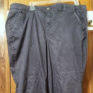 Sz 22 lane Bryant gray pants button up
